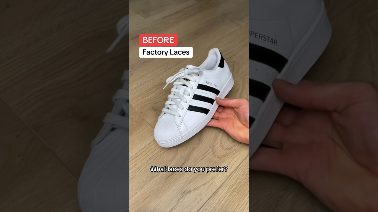 Chunky Laces on adidas Superstars?! 😳