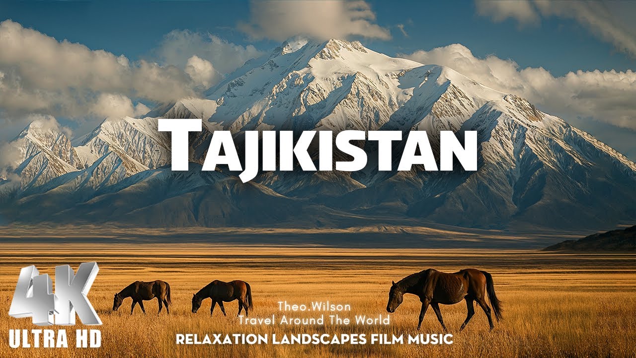 Tajikistan 4K UHD | Most Beautiful Places in Tajikistan 🌄Scenic Landscapes with Epic Cinematic Music