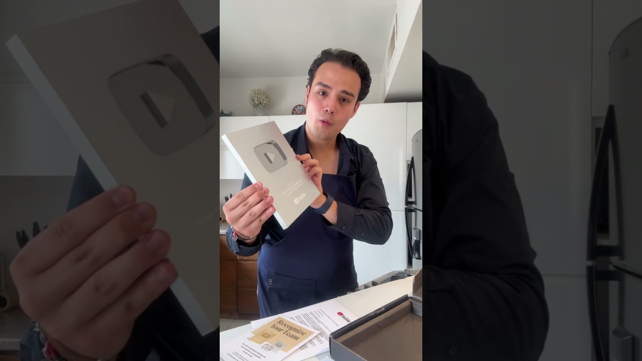 ME LLEGÓ LA PLACA DE LOS 100 MIL SUSCRIPTORES EN YOUTUBE 100k shorts