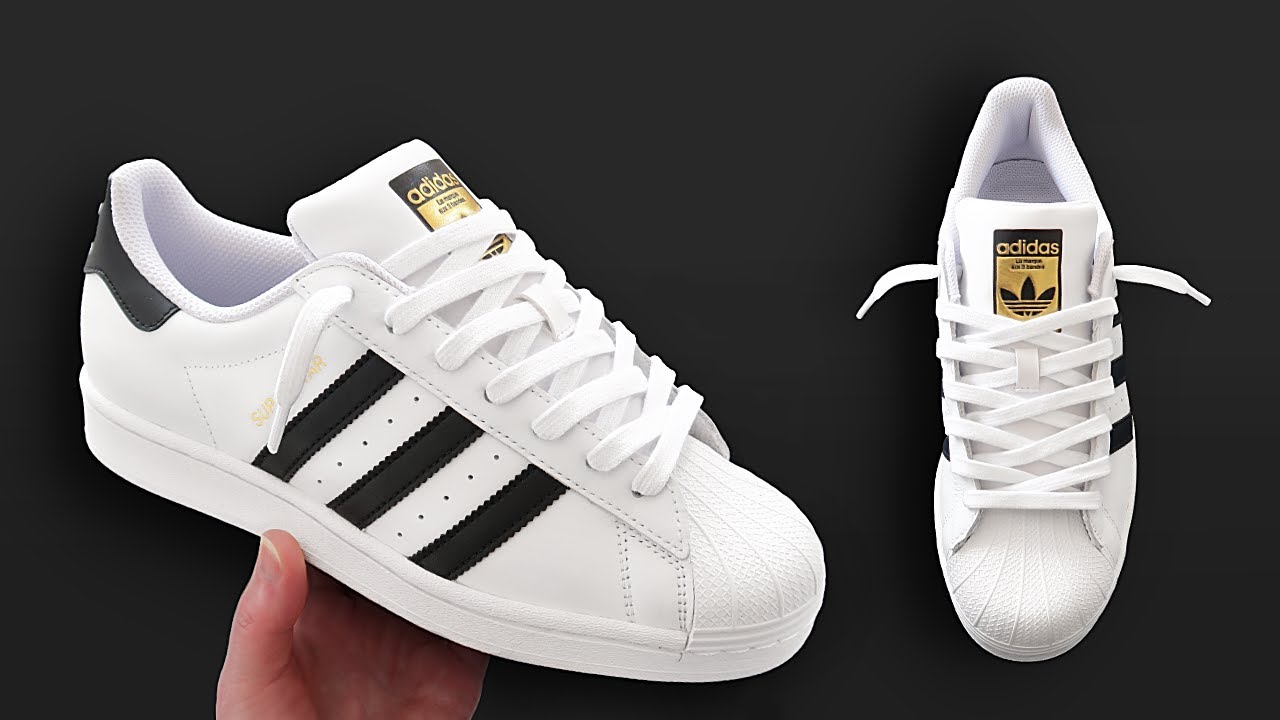 HOW TO LACE ADIDAS SUPERSTARS LOOSELY (BEST WAY!!)