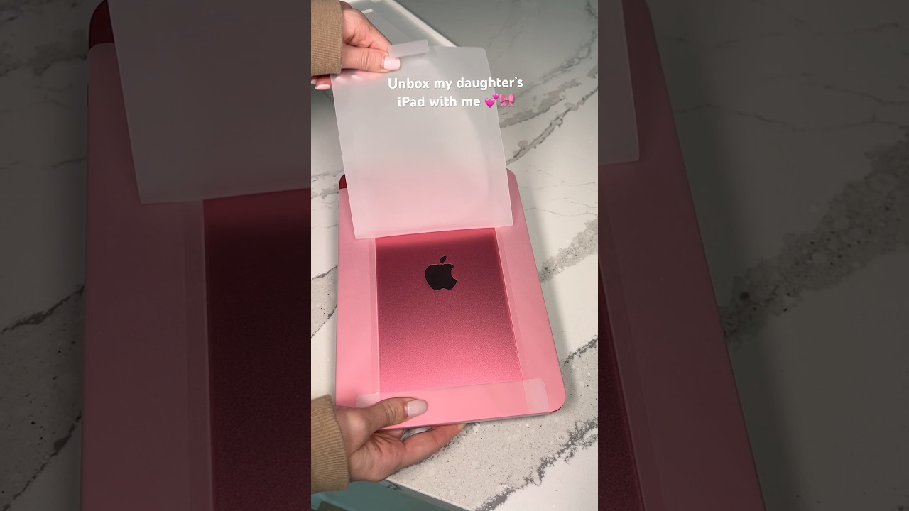 Unboxing the new pink iPad! ASMR
