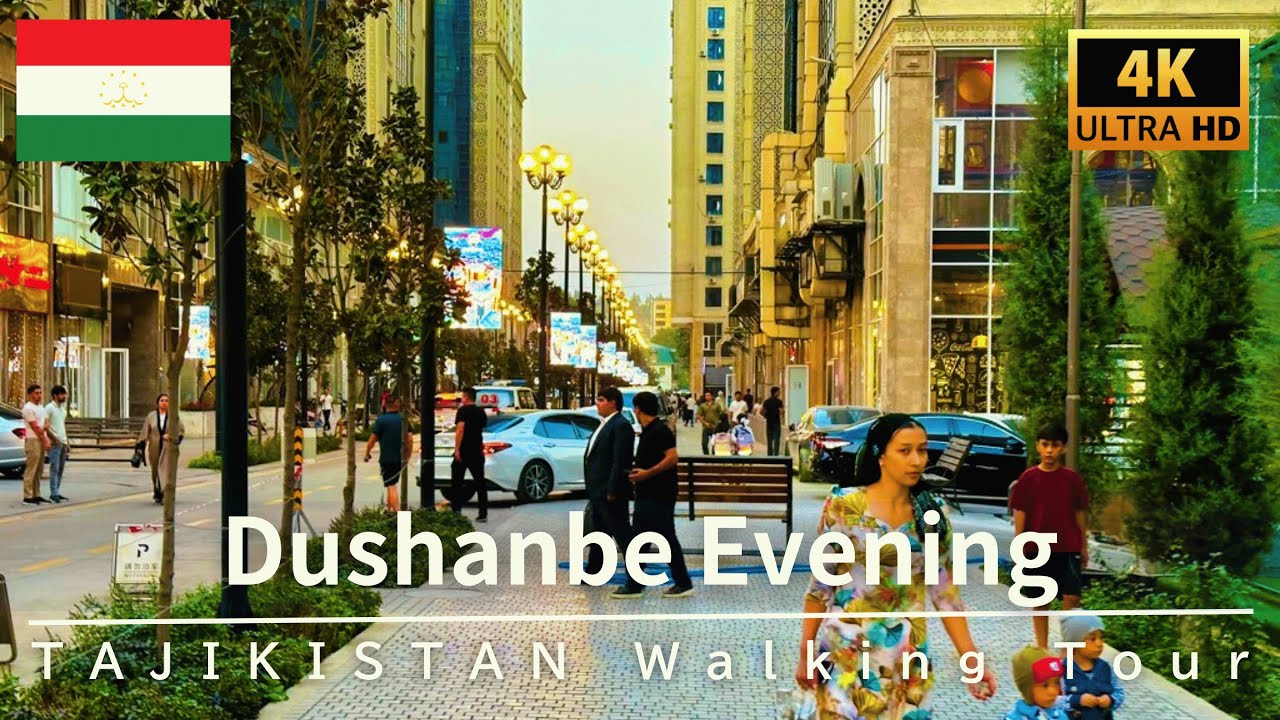 🇹🇯Tajikistan 4K walk - Dushanbe Downtown Walking Tour｜September 2025