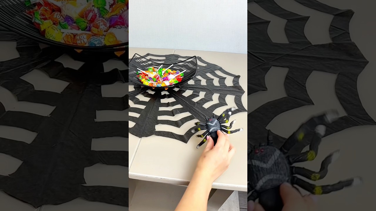 🎃👻 Perfect for Halloween — quick, clever, and spooky fun! 🍬🕷️DIY LifeHacks HalloweenIdeas