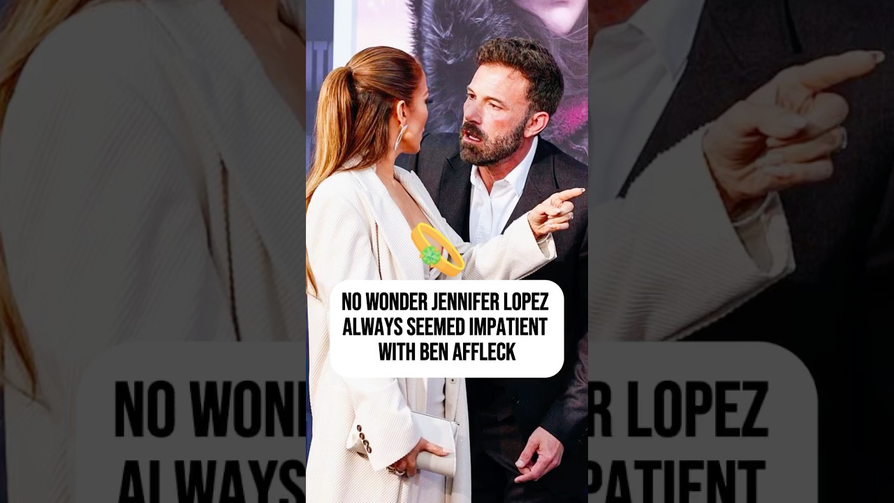 No wonder Jennifer Lopez is always impatient with Ben Affleck.#celebrities #hollywood #viral
