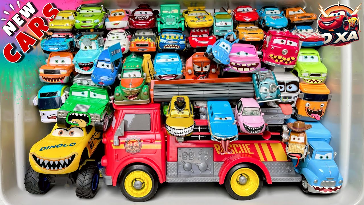 Disney Pixar Cars Unboxing Review | Lightning McQueen, Tow Mater, Chick Hicks, Sally Carrera, Cruz