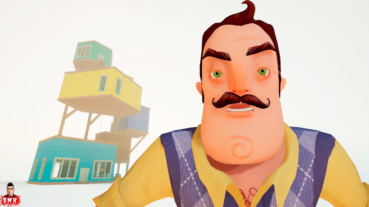 ШОУ ПРИВЕТ СОСЕД!ОЧЕРЕДНОЙ ТЯП ЛЯП МОД!ИГРА HELLO NEIGHBOR MOD KIT ПРОХОЖДЕНИЕ МОДА Only Five Rooms!
