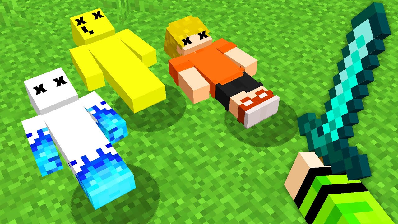 MATEI TODOS OS YOUTUBERS REVERSOS DE MINECRAFT!