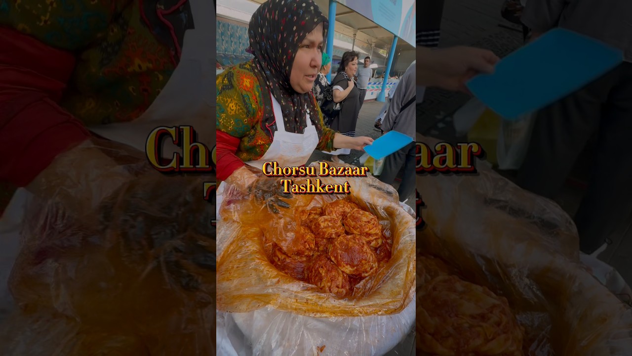 Beautiful Chorsu Bazaar in Tashkent Uzbekistan