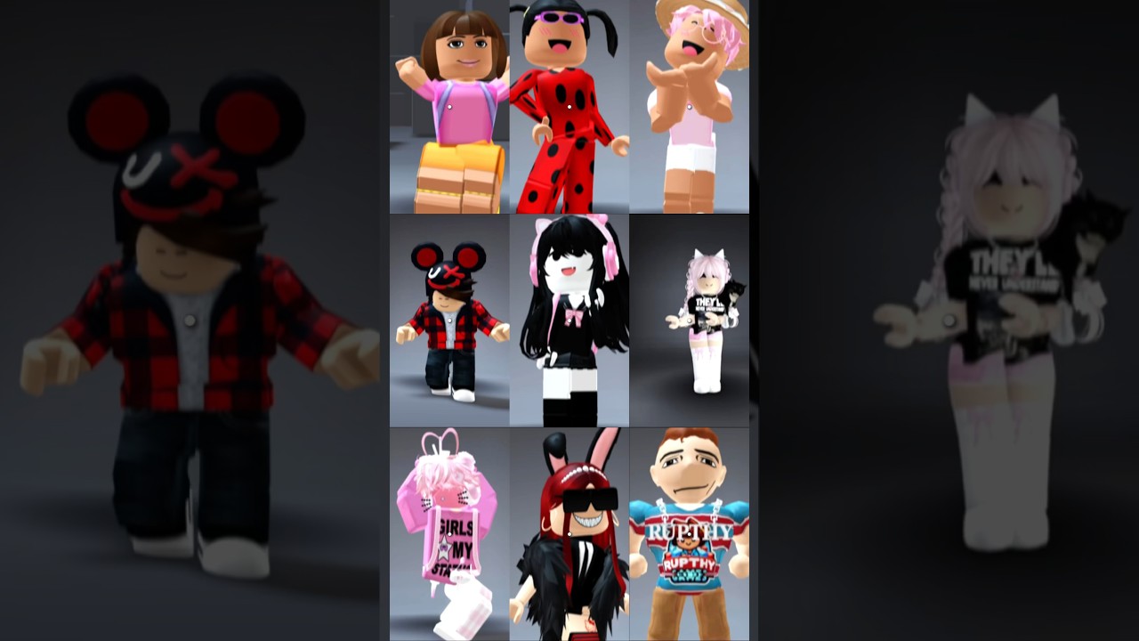 Roblox YouTubers Face reveals!😱😳 roblox robloxshorts