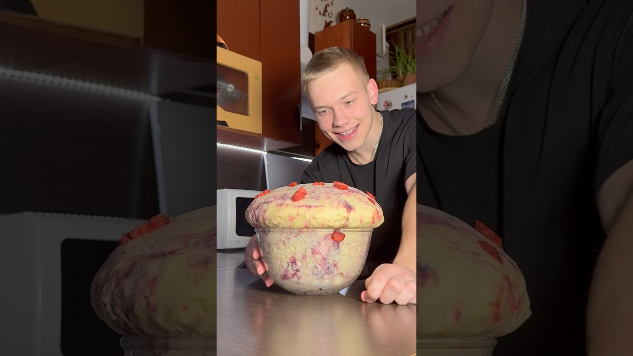 ЛУЧШИЕ клубничные булочки в вашей жизни!🍓 рецепты рецепт cooking