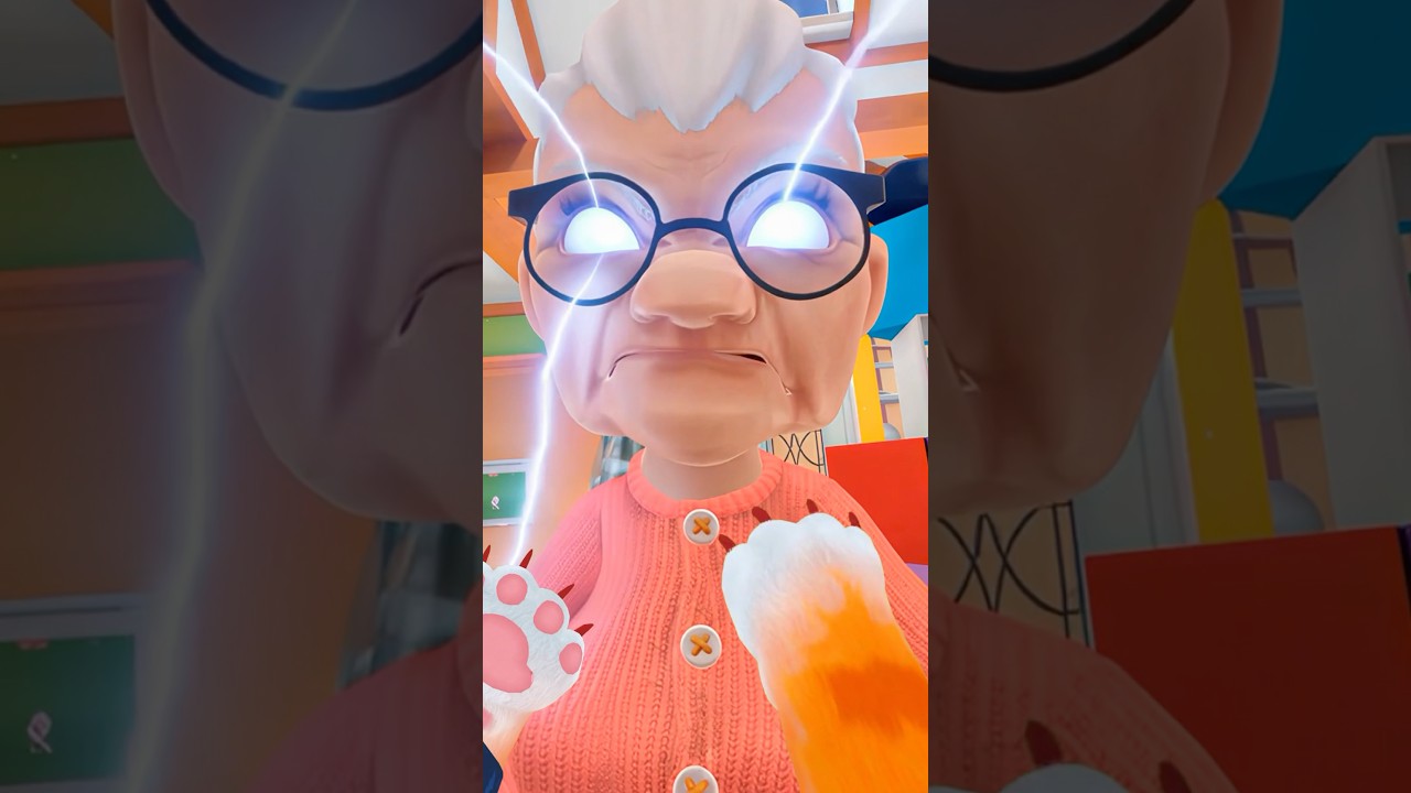 🐈️Cat VS Grandma👵I Am Cat vr game funny