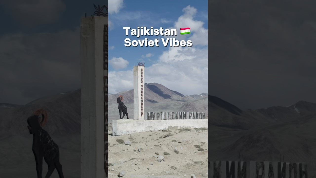 Tajikistan 🇹🇯 Soviet Vibes and architecture. Dushanbe blocks and bus stops. centralasia