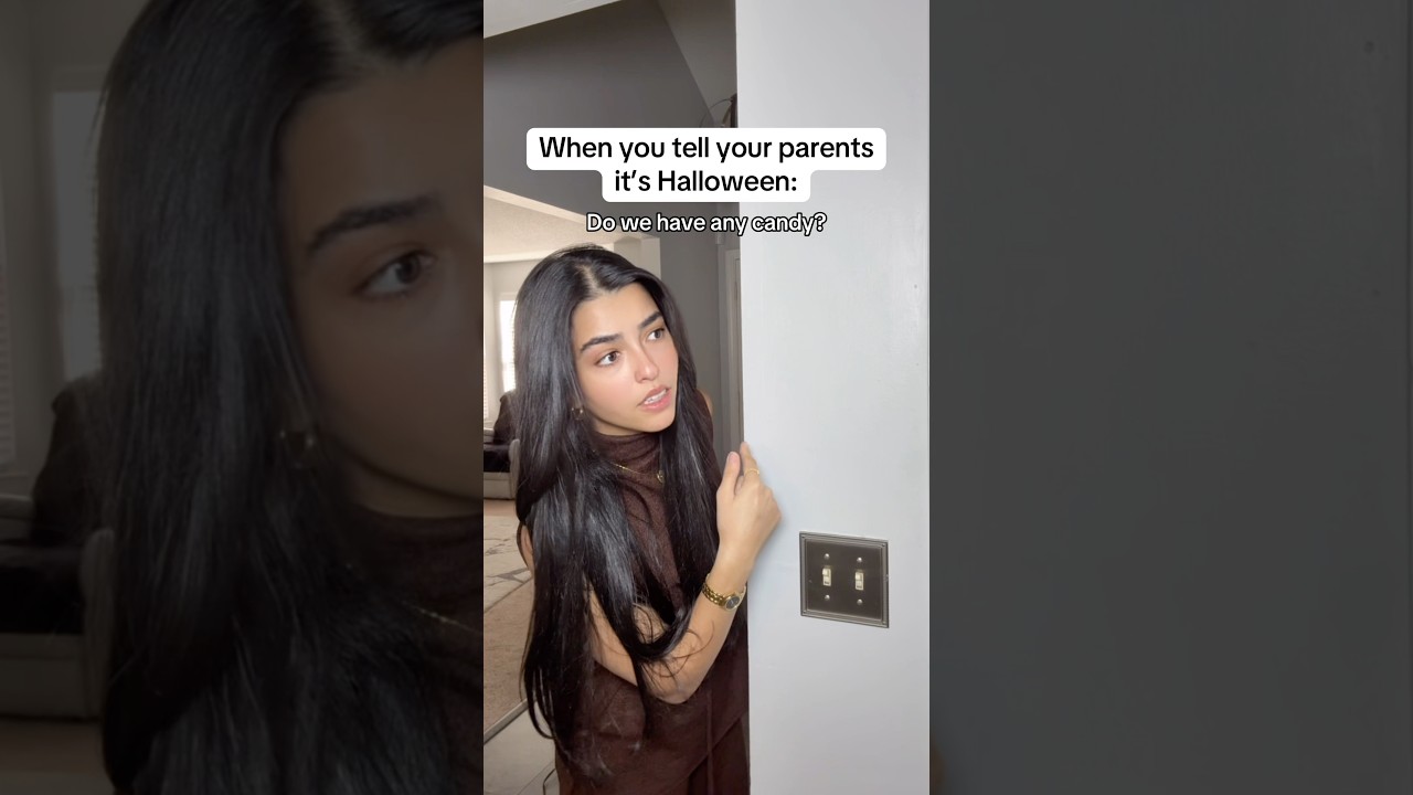 When you tell your parentsit’s Halloween