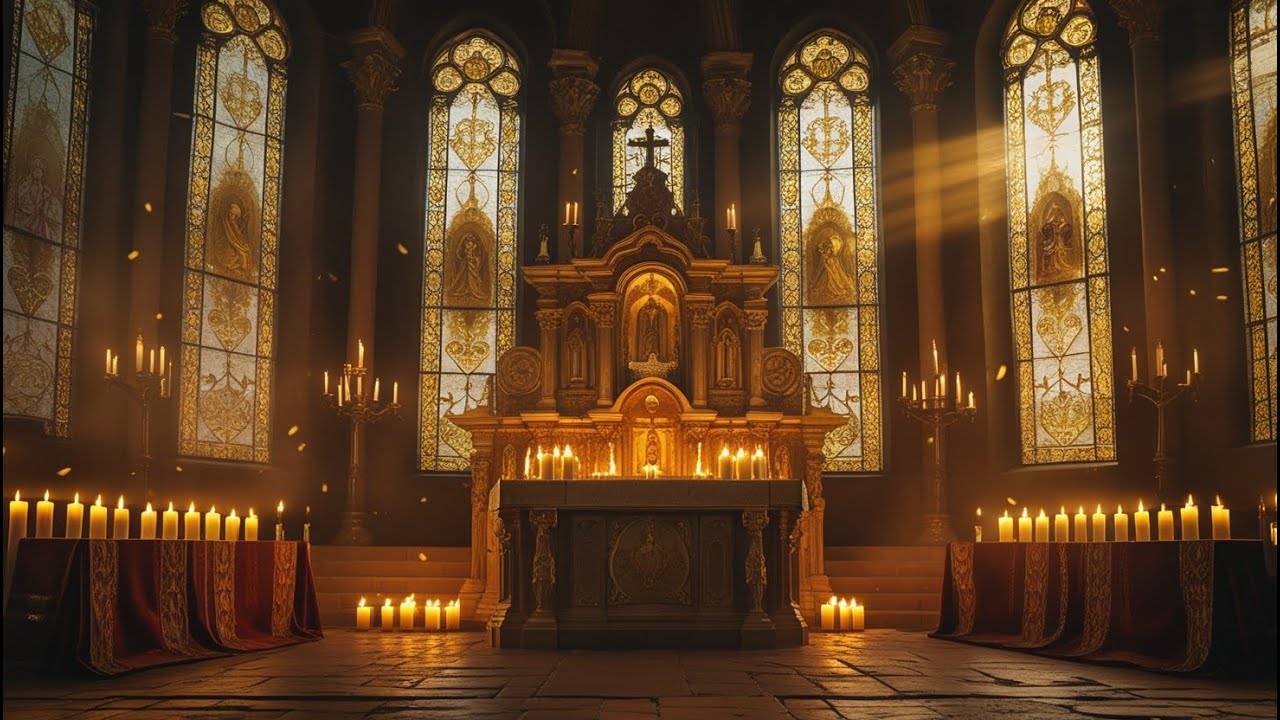 Gregorian Chants to the Sacred Heart of Jesus | Latin Monastic Prayers | Healing for the Soul