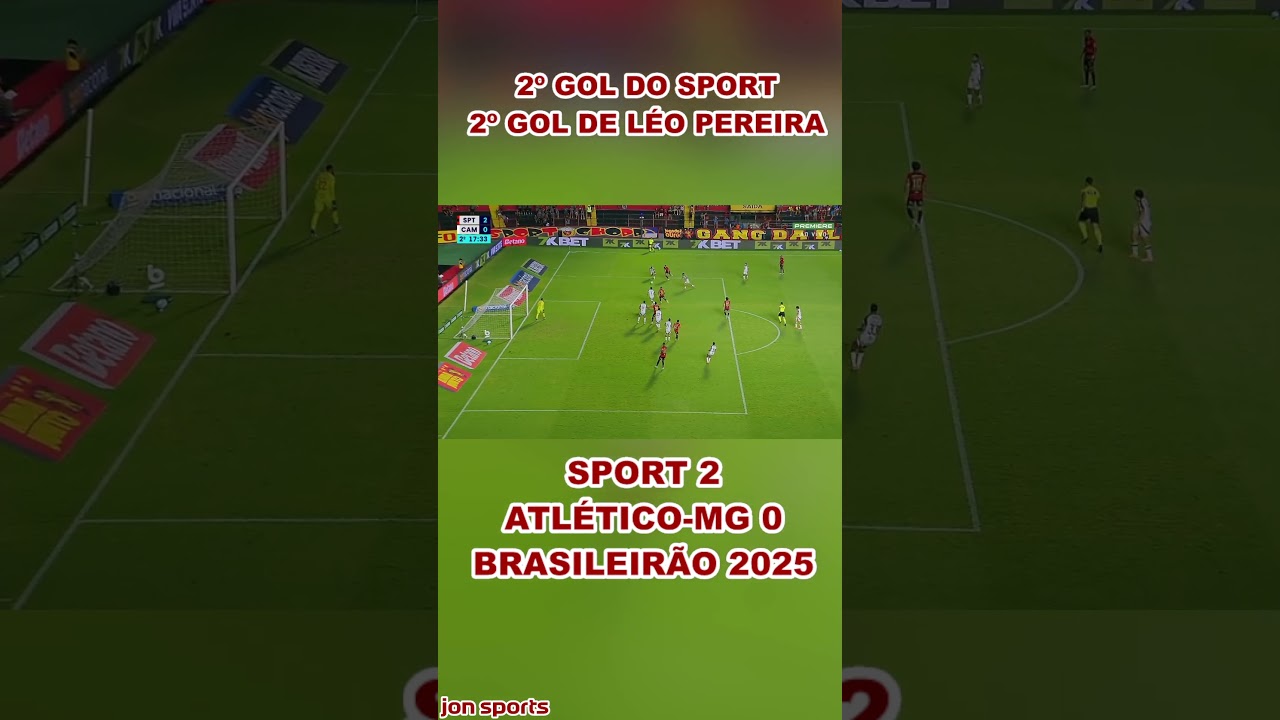2º GOL DO SPORT | 2º GOL DE LÉO PEREIRA | Sport x Atlético-MG | Brasileirão 2025 Sport galo