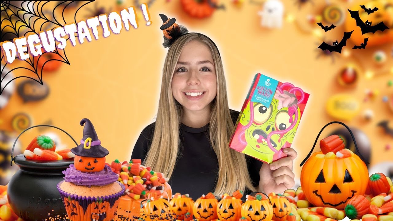 LES BONBONS LES PLUS FLIPPANTS D'HALLOWEEN 2025 / Dégustation spéciale HALLOWEEN !
