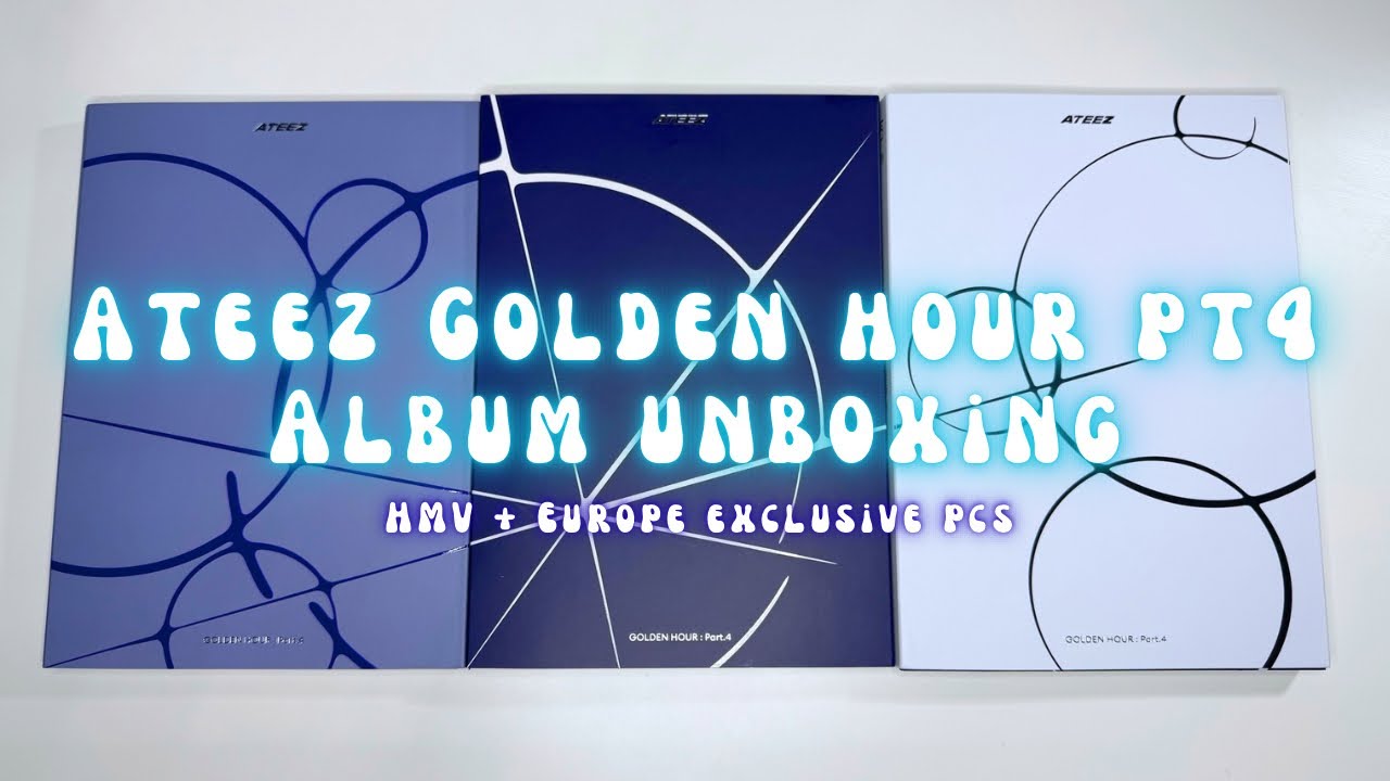 Ateez Golden Hour pt4 album unboxing ( standard ver )
