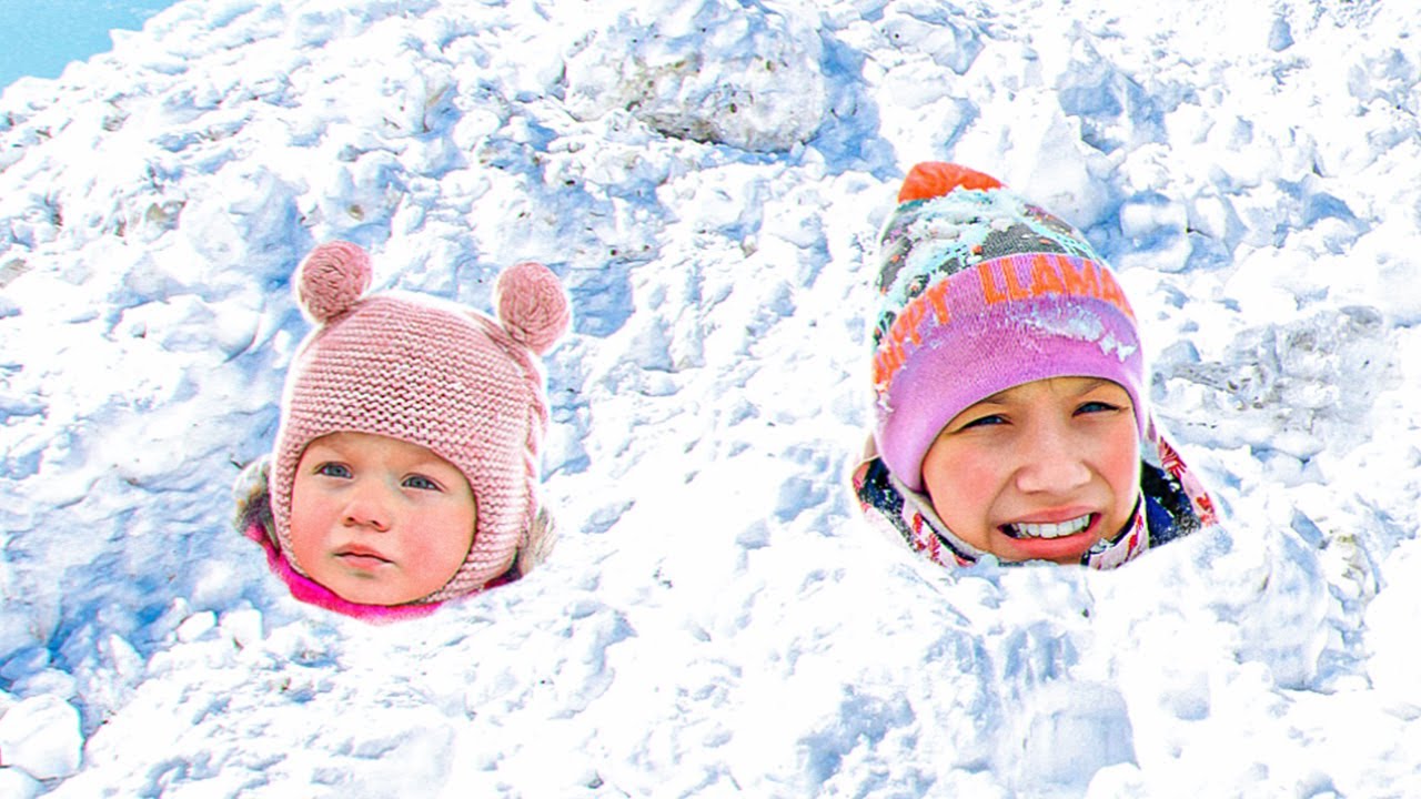 Выживаем Дома в Сугробах * Влог / Вики Шоу