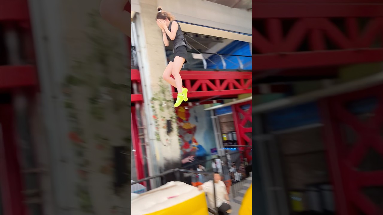 6407Do you have 😮😮😳this sport in your country?! Trampoline Aerial Mangame funny