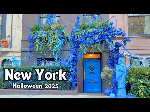 NYC’s Upper East Side Has Gone All Out! 🎃 The Best Halloween Decorations | 4K Halloween Walk