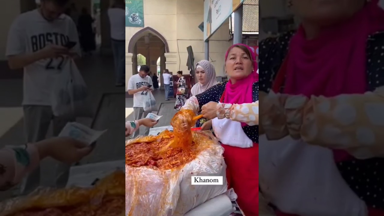 Узбекский ханум! Рынок Чорсу! Узбекистан! food ташкент streetfood