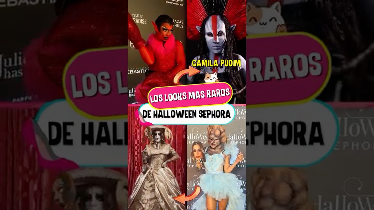 Los looks más raros de la fiesta de Halloween de Sephora