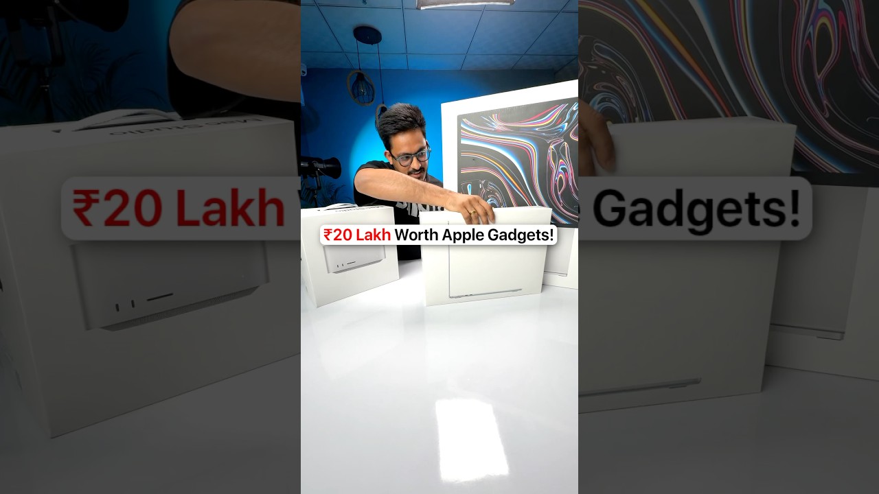 ₹20 Lakh Worth Apple Products Unboxing!