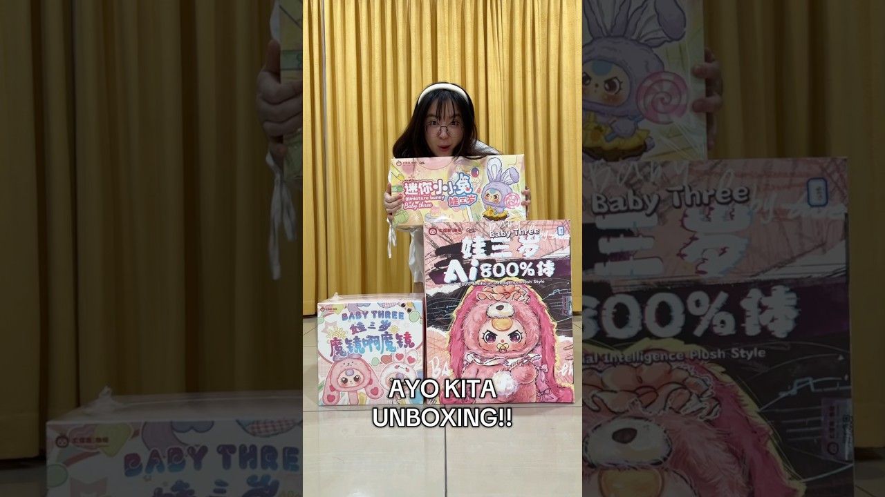 UNBOXING BLIND BOX BABY THREE DOLL!!! KEREN BNGT BSA NGOMONG! shorts itsmeissie