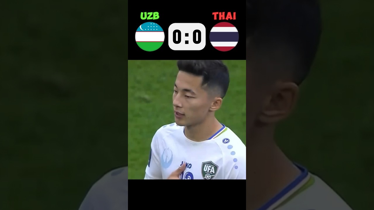 Uzbekistan  🇺🇿 Vs Thailand  🇹🇭 Abbos Fayzullayev Ajoyib Goli /Osiyo kubogi 1/8 Finali