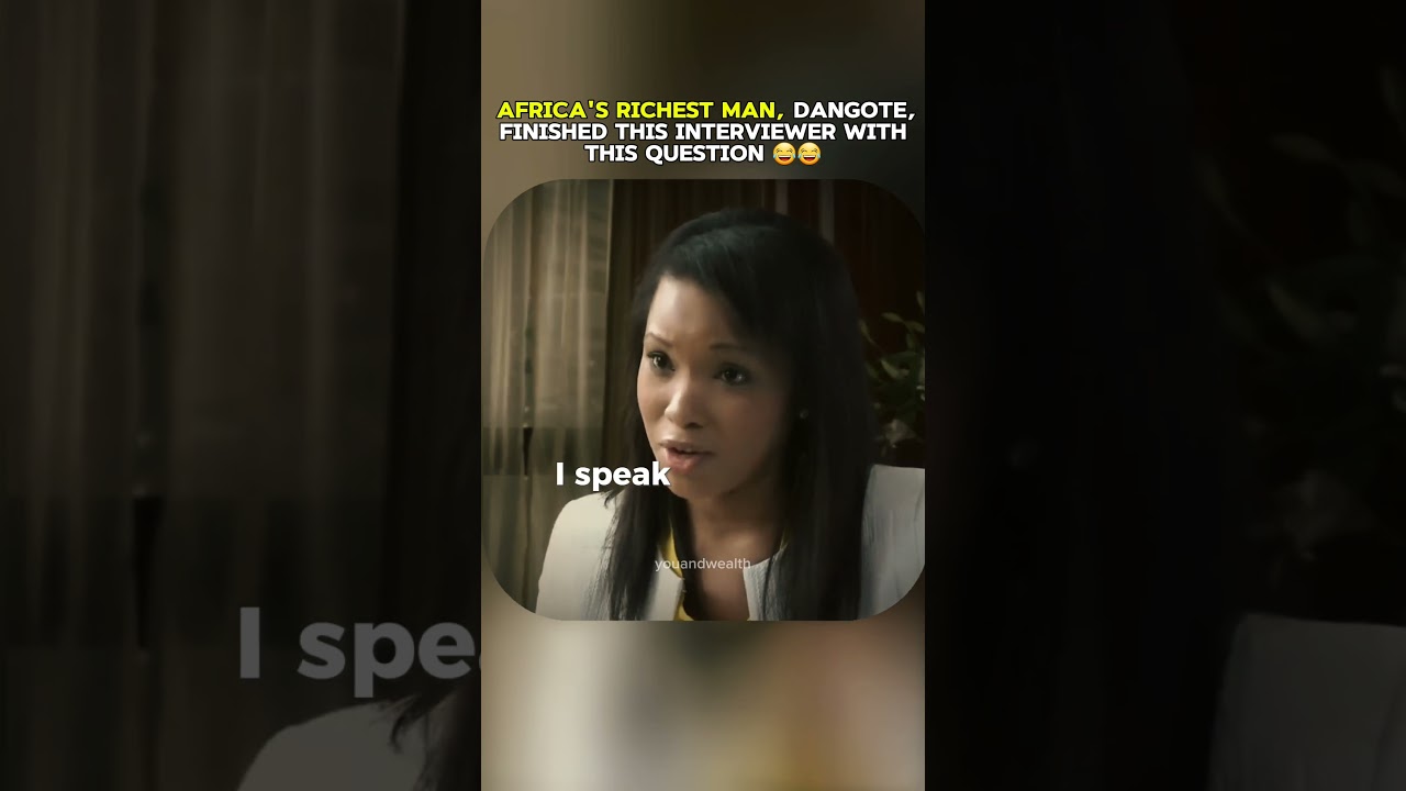 Dangote finished this woman 💀😂 #rich #money #wealth