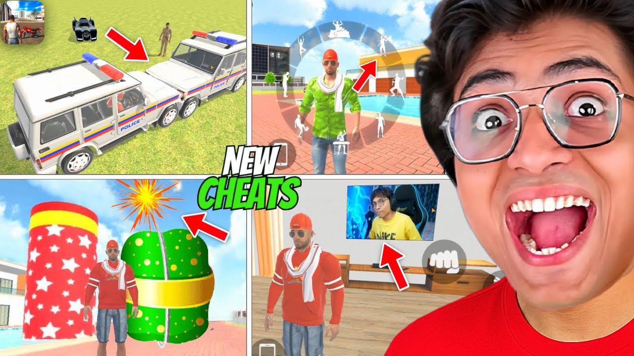 New Cheats in this INDIAN BIKE DRIVING 3D Mobile Copy Game😱 DIWALI UPDATE