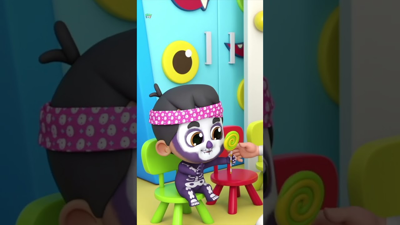 Пять Маленьких Скелетов Песня На Хэллоуин shorts nurseryrhymes halloween songforkids fun