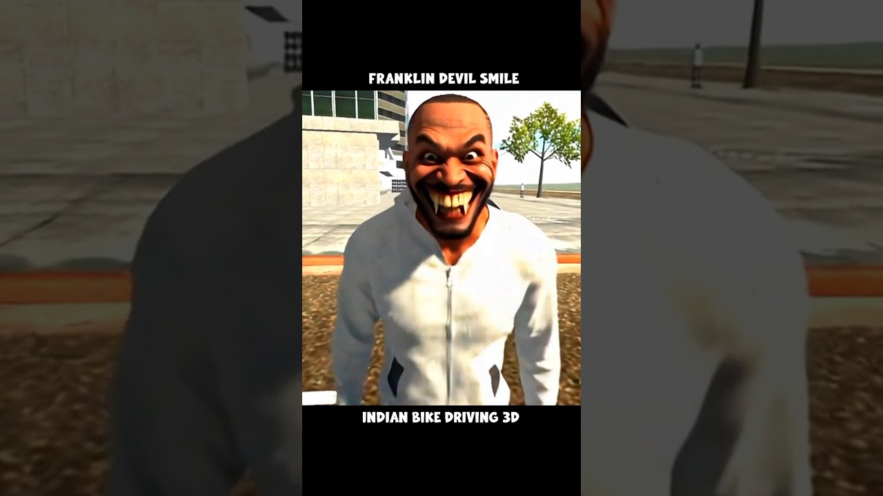Franklin Devil Smile 😈 | Indian Bike Driving 3d 😍 | shorts gaming ibd3d