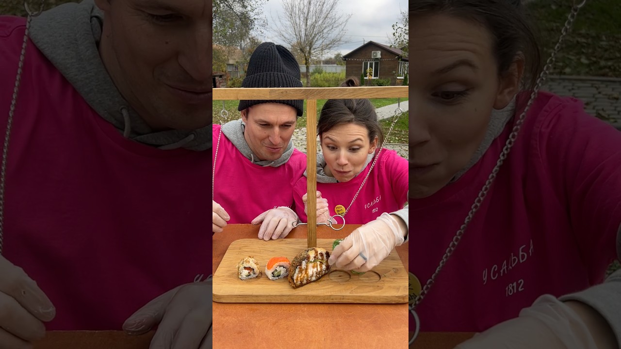 Вкусно поиграли с @Pizza Sushi Market Могилёв 🍕 игры играемвдвоем games game sushi