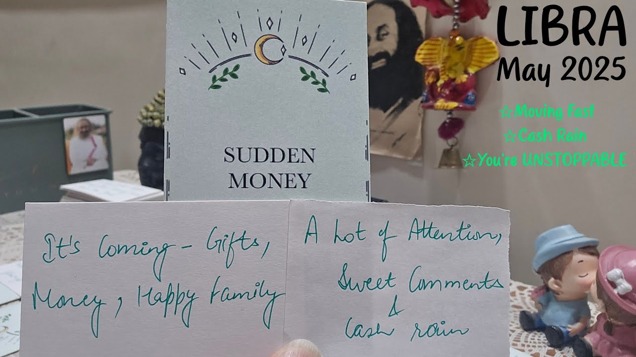 LIBRA- &quot;UNEXPECTED‼️GLOW UP, FAME, A LOT OF MONEY FROM 2 SOURCES &amp; A NEW IDEA✨️💰&quot; MAY MONTHLY TAROT