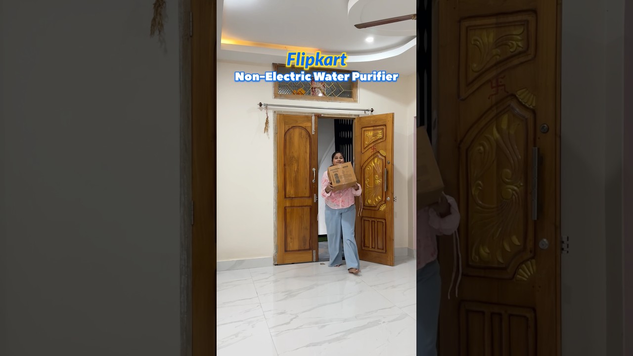 Non electric Water Purifier Unboxing frm flipkart shorts flipkart waterpurifier unboxing yt 😍