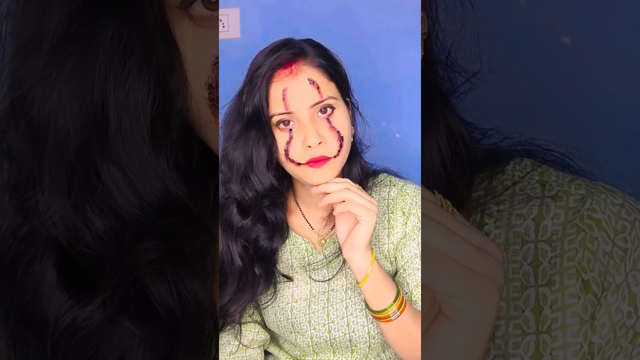 Easy Helloween Makeup 🤡 makeup helloween