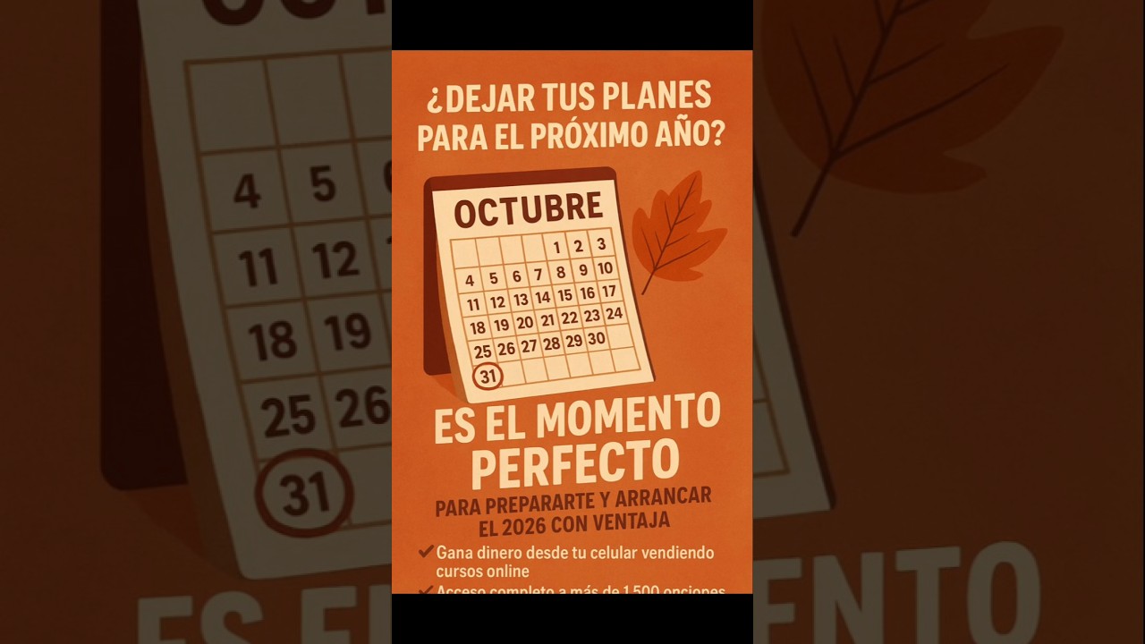 ¿Por qué octubre es el mejor mes para empezar a ganar dinero?