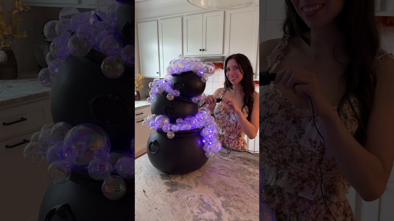 Making a Bubbling Cauldron for Halloween! 🎃 diy halloween