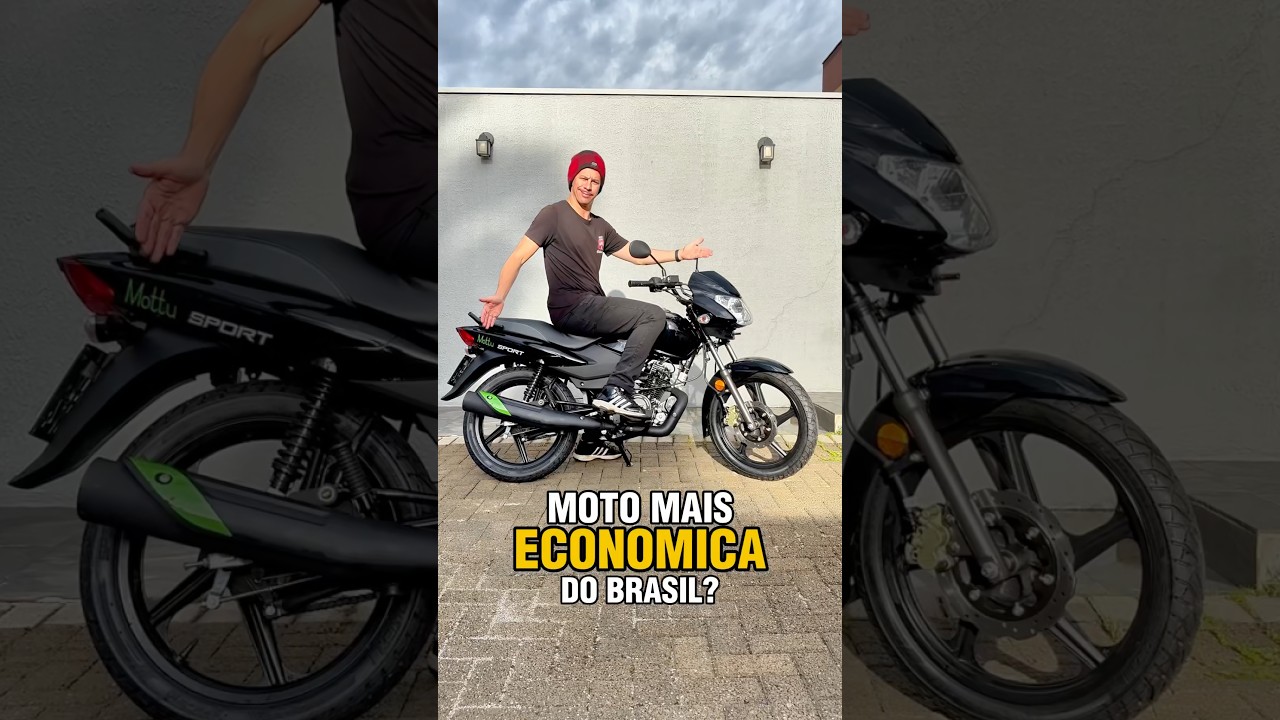 Essa moto faz mais de 60 km/L Mottu Sport 110 motos