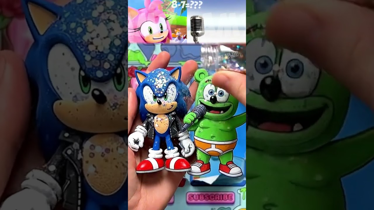 Cool Sonic & Gummy Bear Unboxing! sonic gummybear