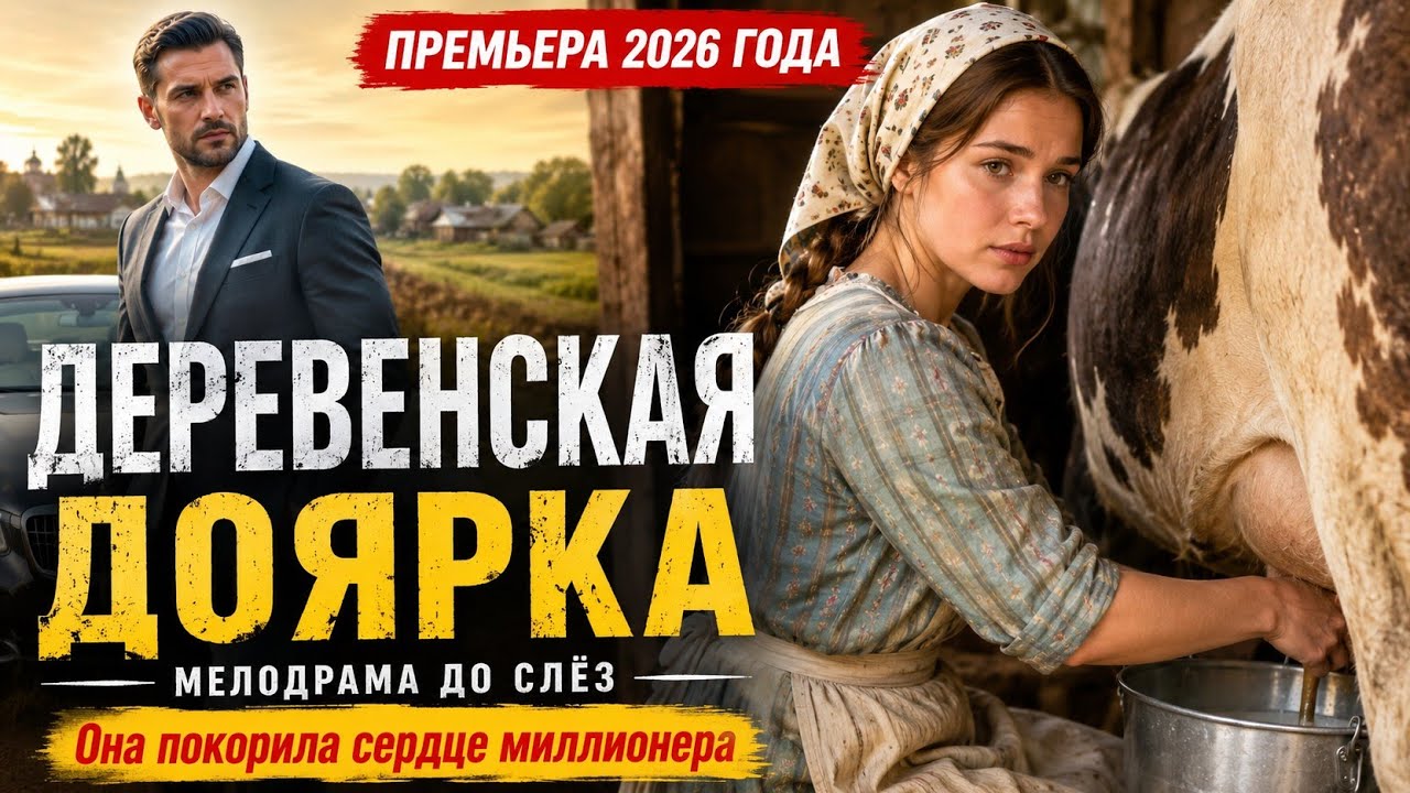 ДЕРЕВЕНСКАЯ ДОЯРКА (2026) | БЕДНАЯ ДОЯРКА ПОКОРИЛА СЕРДЦЕ МИЛЛИОНЕРА | МЕЛОДРАМА ДО СЛЁЗ