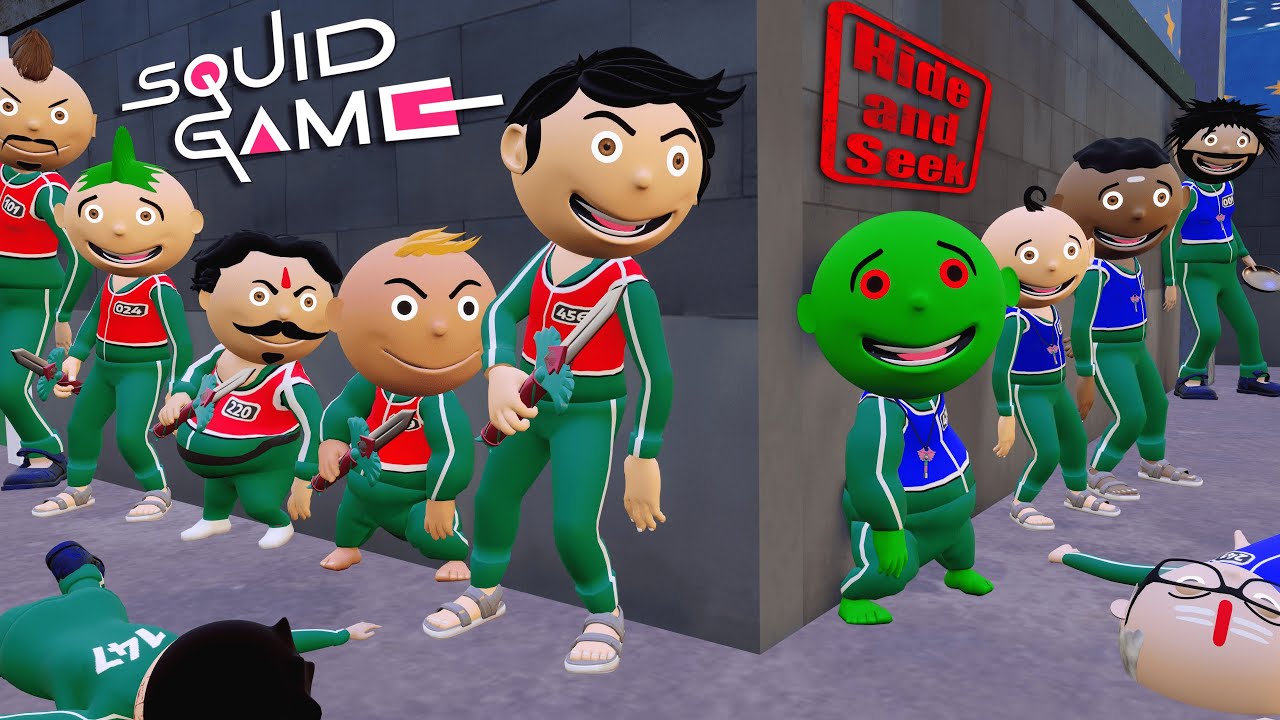 Bittu Sittu in Squid Game Part 5 | Hide and Seek Challenge | Squid Game: Season 3