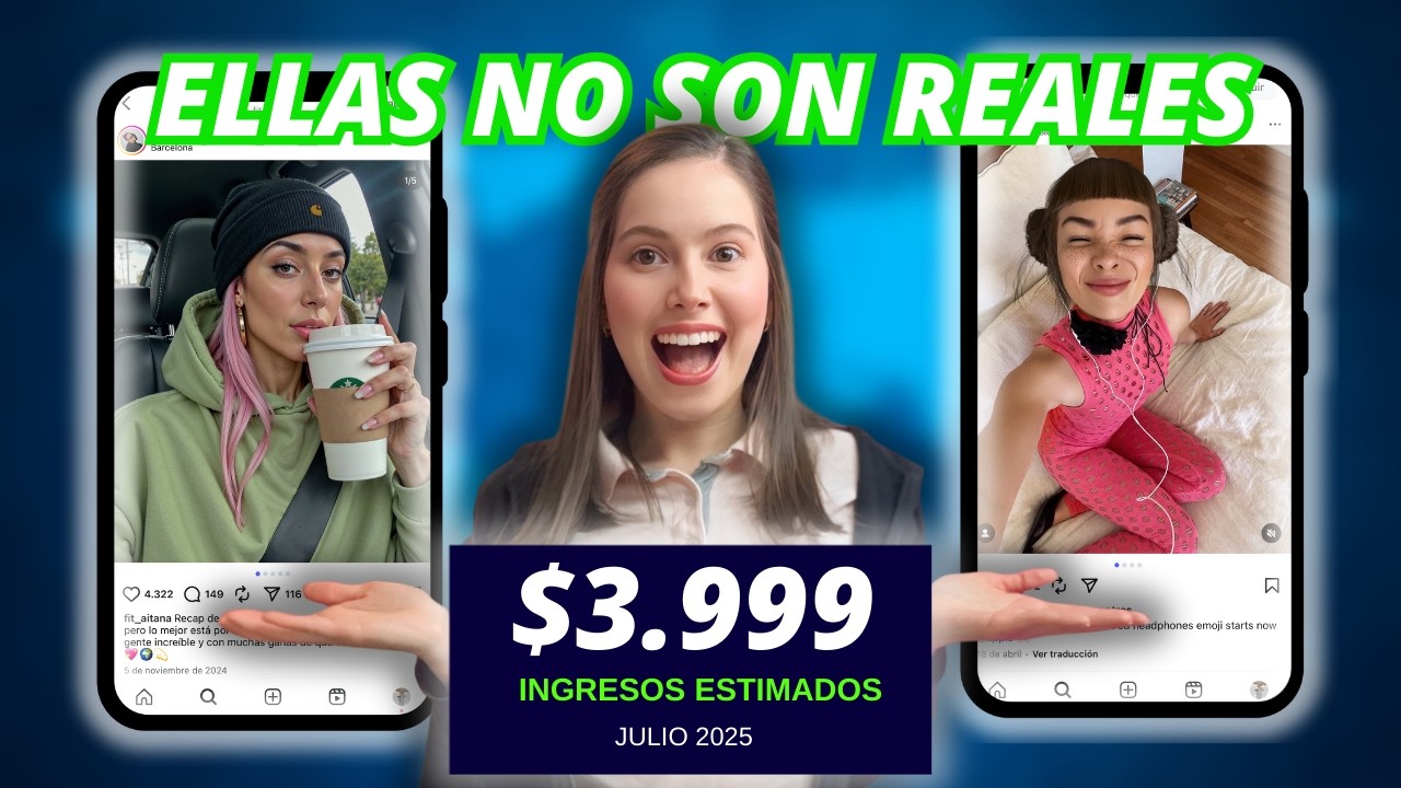 Estas influencers IA ganan dinero gracias al trabajo online de sus creadores (tutorial así se hacen)