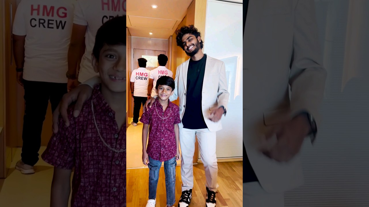 Epic Meet-Up with a YouTube Star! #harshasai #foryou #prpresents #shorts #viral