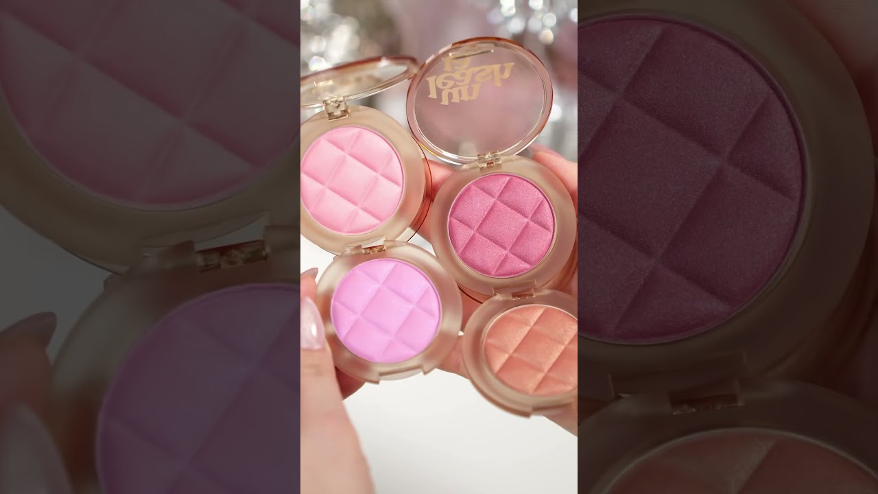 unboxing new Unleashia dough-dough waffle blushes / aesthetic makeup
