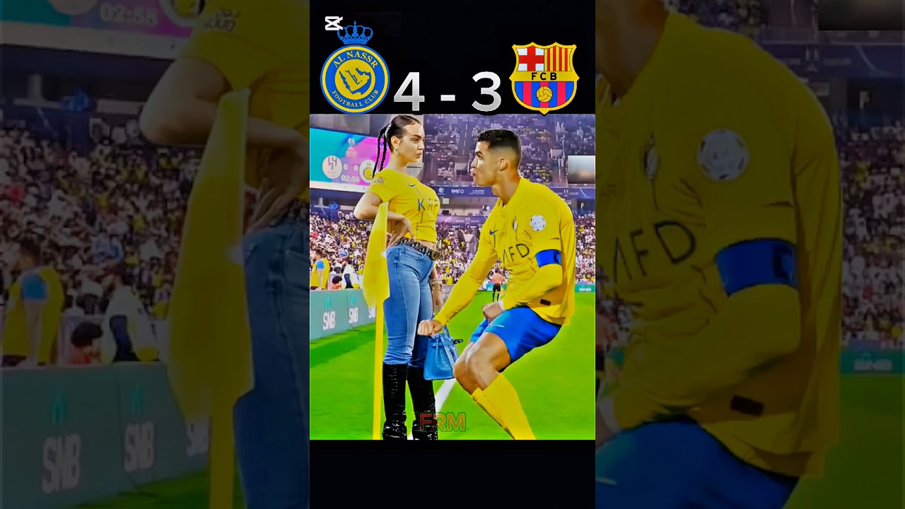 Al Nassr vs. Barcelona imaginary shorts