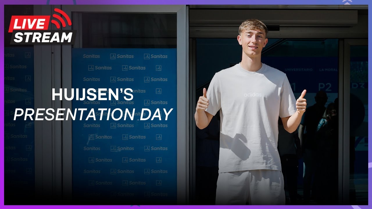 LIVE | Dean Huijsen's Real Madrid presentation