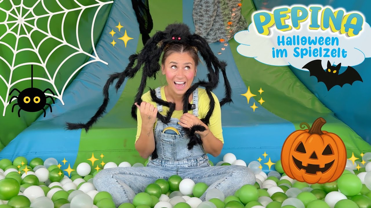 🎃👻 HALLOWEEN ABENTEUER im Indoor Spielplatz 🌈🔍 Rätselspaß mit Pepina im Spielzelt Leonberg ✨