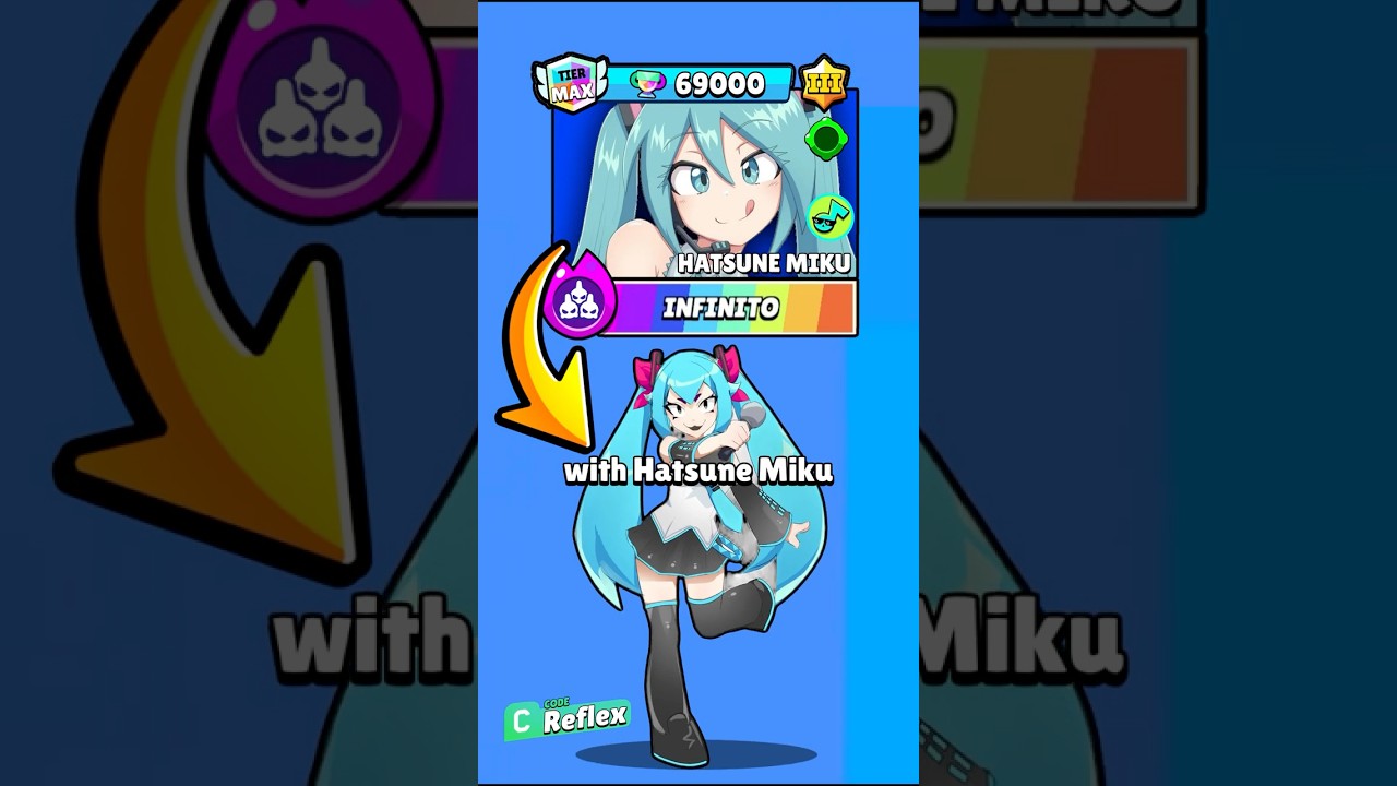 Hatsune Miku in Brawl Stars Theory
